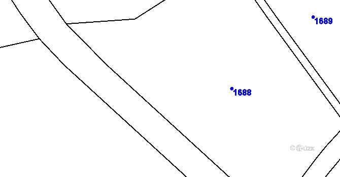 Parcela st. 224/1 v KÚ Krumsín, Katastrální mapa