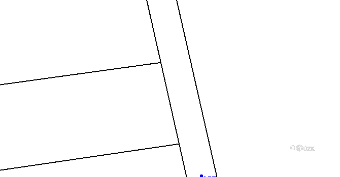Parcela st. 497/36 v KÚ Krušovice, Katastrální mapa