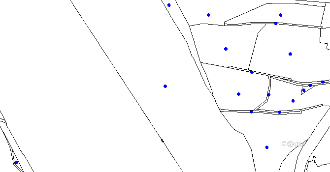 Parcela st. 296 v KÚ Kružberk, Katastrální mapa