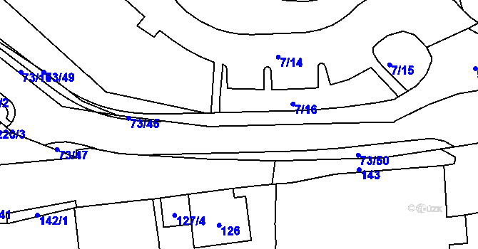 Parcela st. 146/11 v KÚ Křeslice, Katastrální mapa