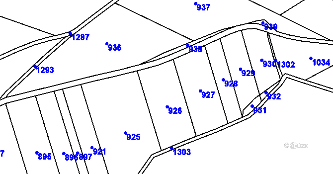Parcela st. 370/1 v KÚ Kublov, Katastrální mapa