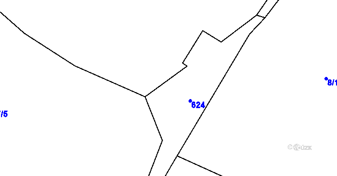 Parcela st. 78/3 v KÚ Kašov, Katastrální mapa
