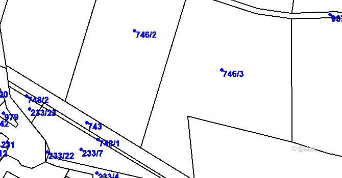 Parcela st. 274/8 v KÚ Kunice, Katastrální mapa
