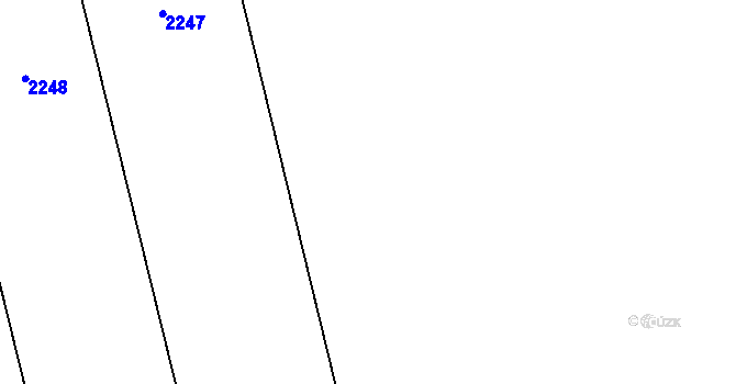 Parcela st. 302 v KÚ Kunovice, Katastrální mapa
