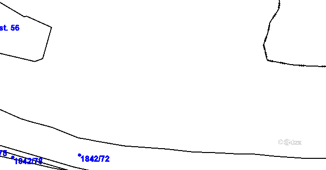 Parcela st. 140/24 v KÚ Kurojedy, Katastrální mapa
