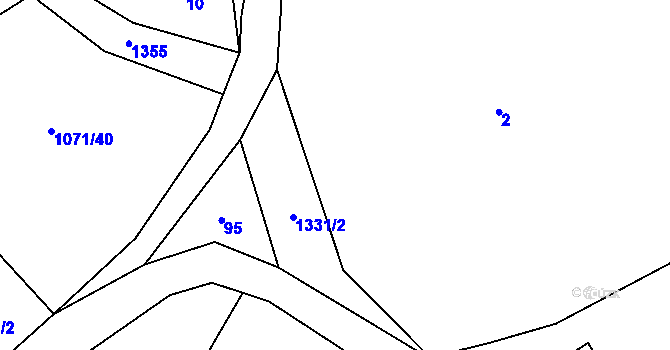 Parcela st. 4 v KÚ Kvasejovice, Katastrální mapa