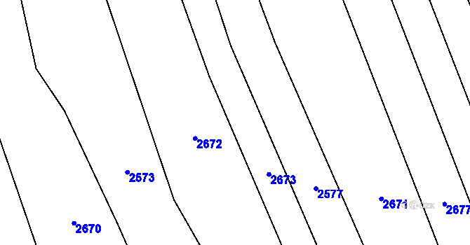 Parcela st. 677/6 v KÚ Kvasice, Katastrální mapa