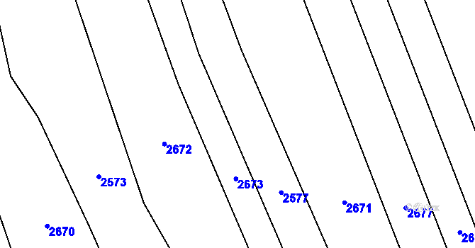 Parcela st. 677/7 v KÚ Kvasice, Katastrální mapa