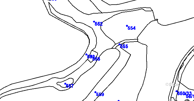 Parcela st. 27 v KÚ Kvasetice u Květinova, Katastrální mapa