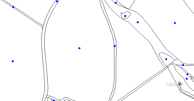 Parcela st. 40/1 v KÚ Kvasetice u Květinova, Katastrální mapa