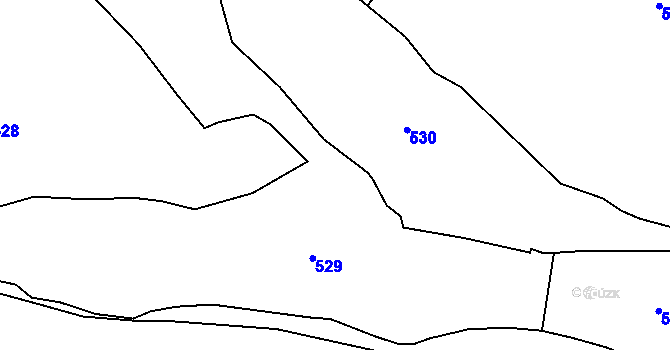 Parcela st. 49 v KÚ Kvasetice u Květinova, Katastrální mapa