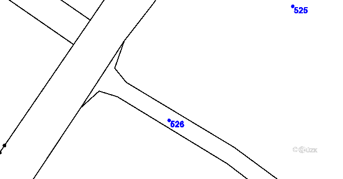 Parcela st. 69/5 v KÚ Kvasetice u Květinova, Katastrální mapa