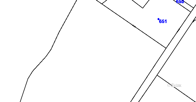 Parcela st. 73/2 v KÚ Kvasetice u Květinova, Katastrální mapa