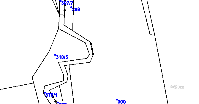 Parcela st. 274/1 v KÚ Květinov, Katastrální mapa