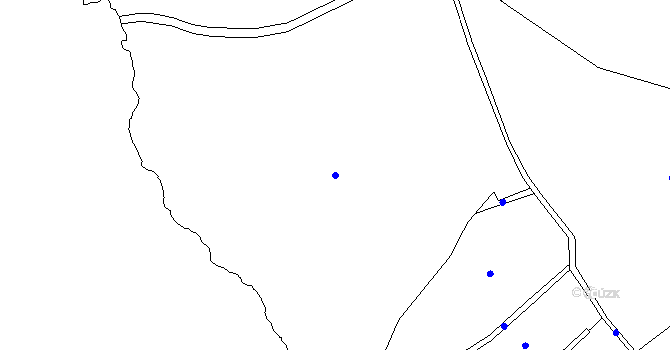 Parcela st. 64 v KÚ Bučina u Kvildy, Katastrální mapa