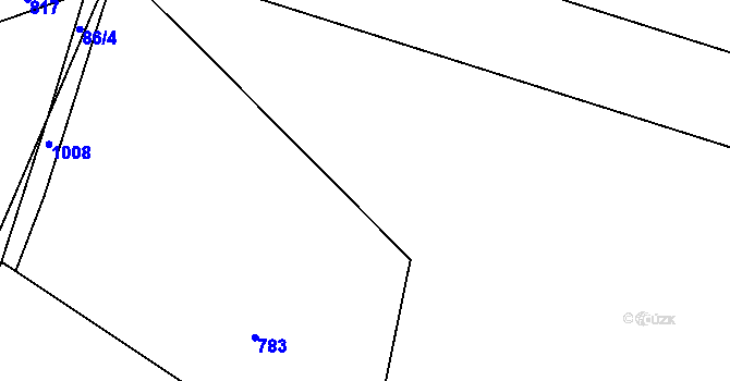 Parcela st. 279/12 v KÚ Kydliny, Katastrální mapa