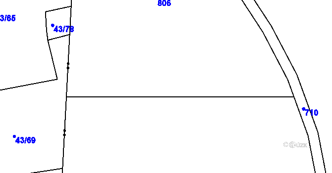 Parcela st. 339/10 v KÚ Kydliny, Katastrální mapa