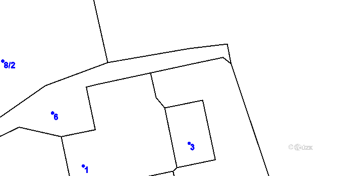 Parcela st. 4/2 v KÚ Chotíkov u Kynšperka nad Ohří, Katastrální mapa
