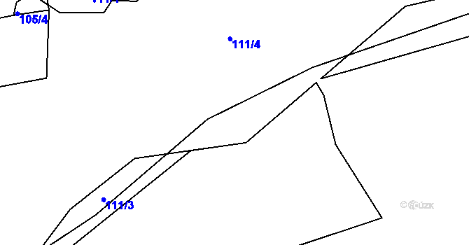 Parcela st. 112/6 v KÚ Štědrá u Kynšperka nad Ohří, Katastrální mapa