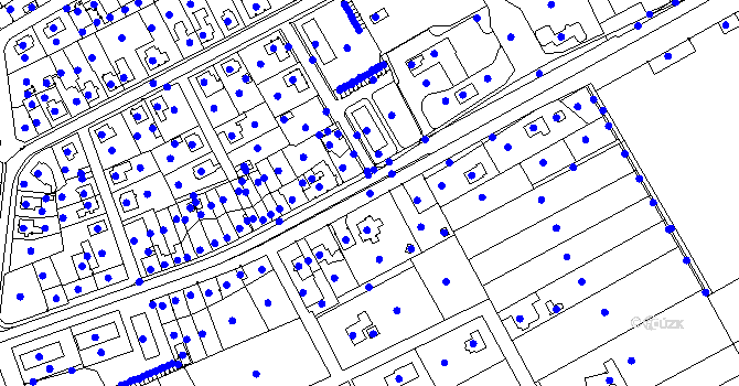 Parcela st. 3119/1 v KÚ Lanškroun, Katastrální mapa