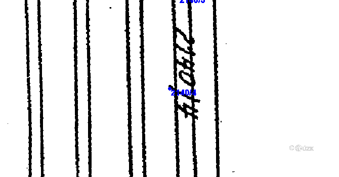 Parcela st. 2140/4 v KÚ Lanžhot, Katastrální mapa
