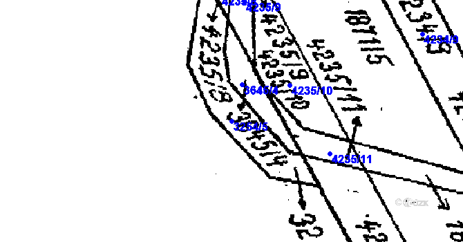 Parcela st. 3254/5 v KÚ Lanžhot, Katastrální mapa