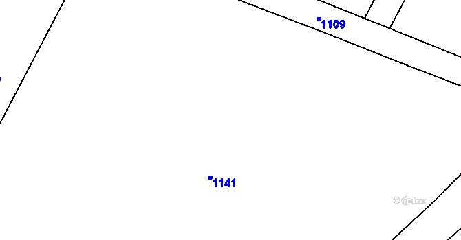 Parcela st. 339/8 v KÚ Lanžov, Katastrální mapa