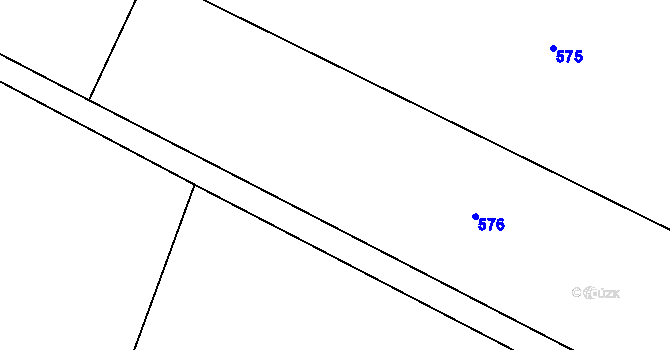 Parcela st. 99/1 v KÚ Sedlec u Lanžova, Katastrální mapa