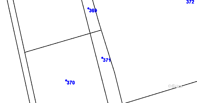 Parcela st. 307/4 v KÚ Sedlec u Lanžova, Katastrální mapa