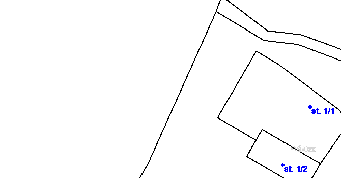 Parcela st. 78/2 v KÚ Sedlec u Lanžova, Katastrální mapa