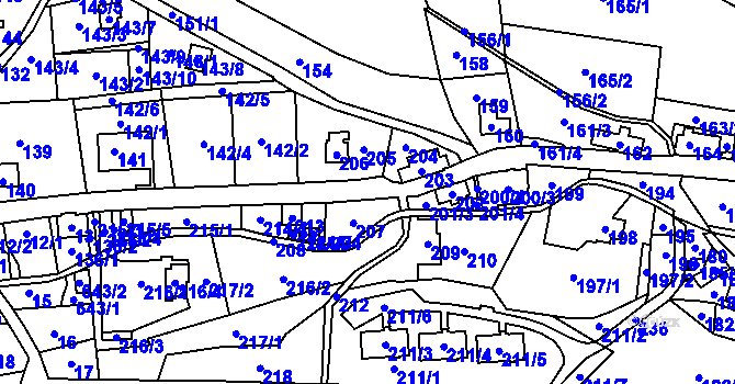 Parcela st. 49 v KÚ Lázně Libverda, Katastrální mapa