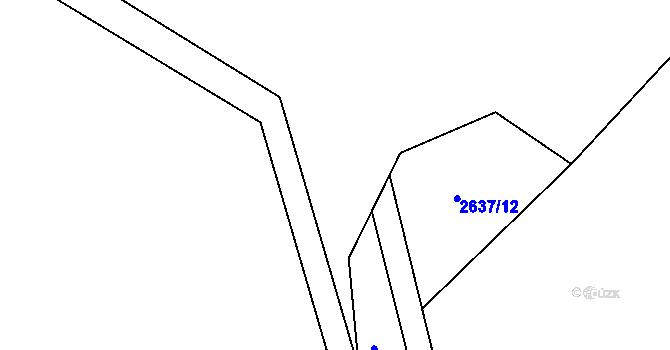 Parcela st. 2621/69 v KÚ Ledce u Plzně, Katastrální mapa