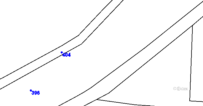 Parcela st. 189/6 v KÚ Klášter nad Dědinou, Katastrální mapa
