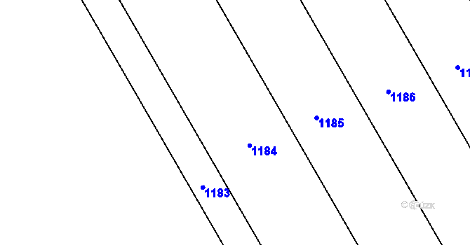 Parcela st. 494/11 v KÚ Lechotice, Katastrální mapa