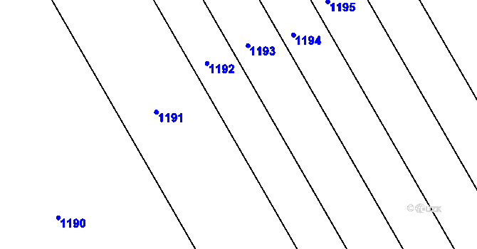 Parcela st. 494/21 v KÚ Lechotice, Katastrální mapa