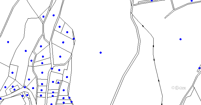 Parcela st. 361/2 v KÚ Levín u Litoměřic, Katastrální mapa