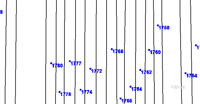 Parcela st. 826/35 v KÚ Lhota u Zlína, Katastrální mapa