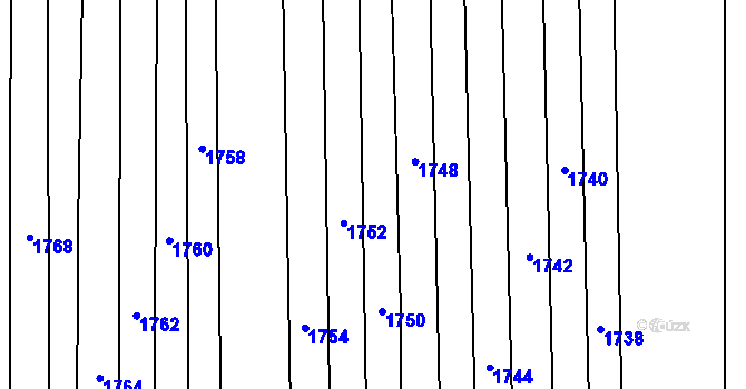 Parcela st. 826/45 v KÚ Lhota u Zlína, Katastrální mapa