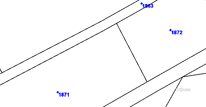 Parcela st. 211/1 v KÚ Lhota u Lipníka nad Bečvou, Katastrální mapa