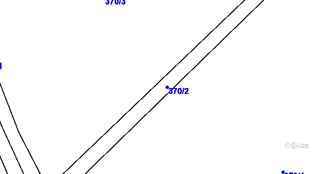 Parcela st. 370/2 v KÚ Lhota u Trutnova, Katastrální mapa