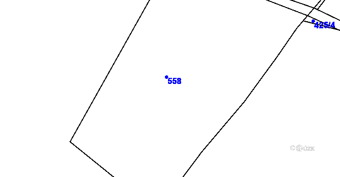 Parcela st. 393/5 v KÚ Lhotka nad Bečvou, Katastrální mapa