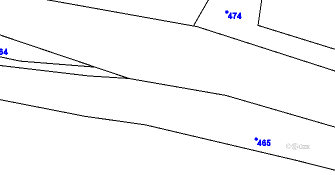 Parcela st. 271/10 v KÚ Lhotka nad Bečvou, Katastrální mapa