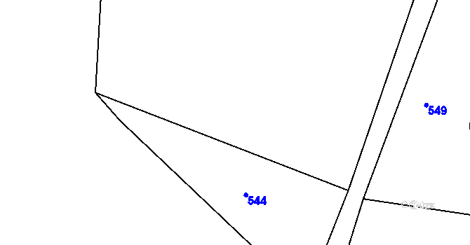 Parcela st. 275/6 v KÚ Lhotka nad Bečvou, Katastrální mapa