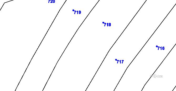 Parcela st. 338/45 v KÚ Lhotka nad Bečvou, Katastrální mapa