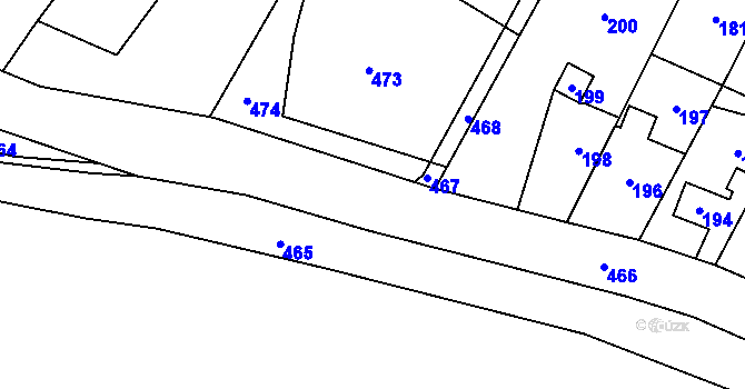 Parcela st. 339/2 v KÚ Lhotka nad Bečvou, Katastrální mapa
