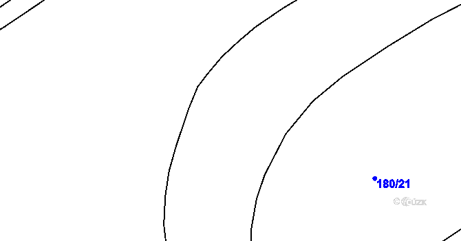 Parcela st. 370/5 v KÚ Šabina, Katastrální mapa