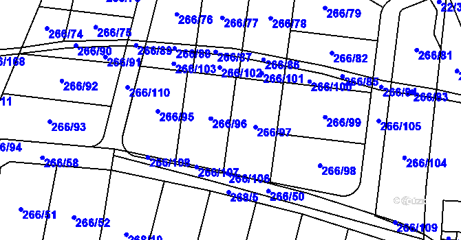 Parcela st. 273 v KÚ Libeň u Libeře, Katastrální mapa