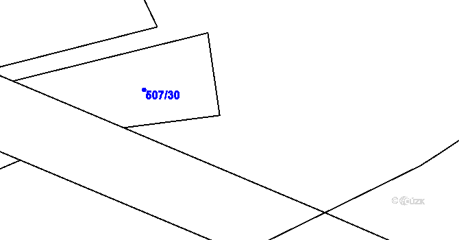 Parcela st. 507/10 v KÚ Liběšice u Litoměřic, Katastrální mapa