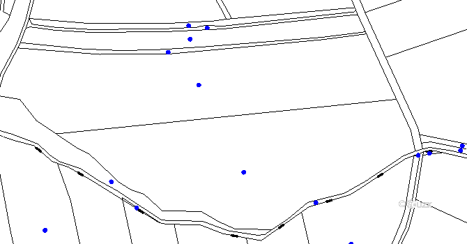 Parcela st. 828/1 v KÚ Horní Libina, Katastrální mapa