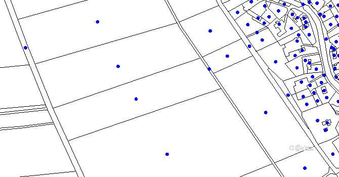 Parcela st. 845/3 v KÚ Horní Libina, Katastrální mapa